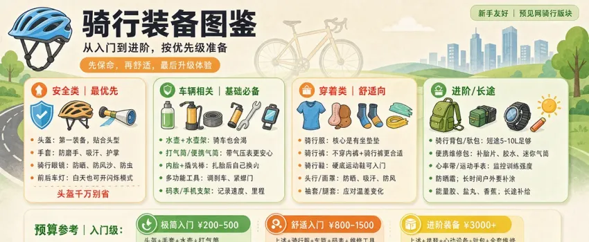 骑行需要哪些装备？