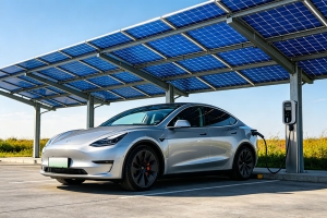 Tesla特斯拉车主零电费梦：光伏发电到底靠谱吗