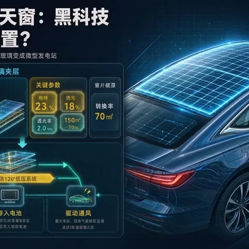 福耀玻璃推出黑科技光伏天窗，真的很厉害吗