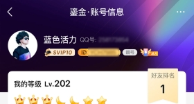 截止2026年6月，我的QQ等级已经达到202级啦