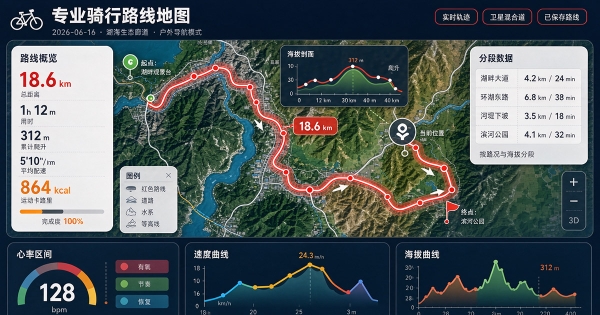 平时有哪些比较好的骑行路线？