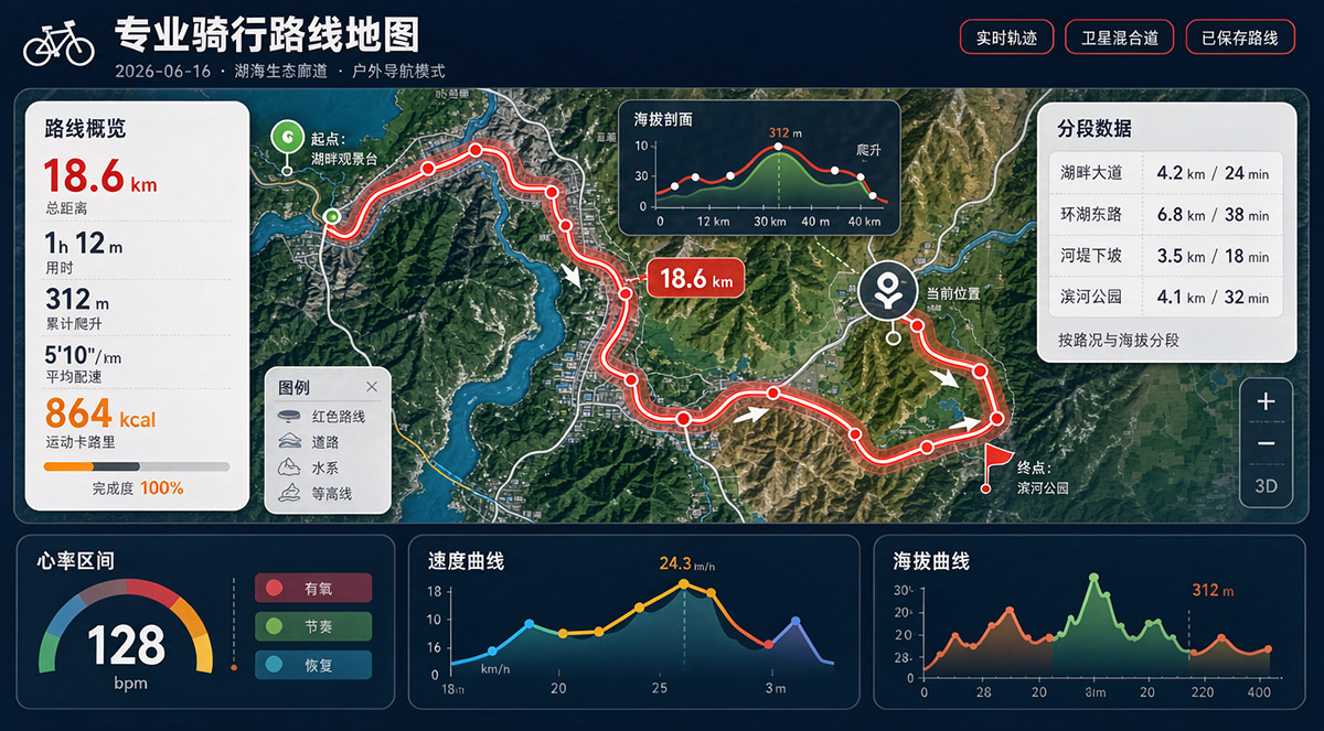 怎么选择骑行路线