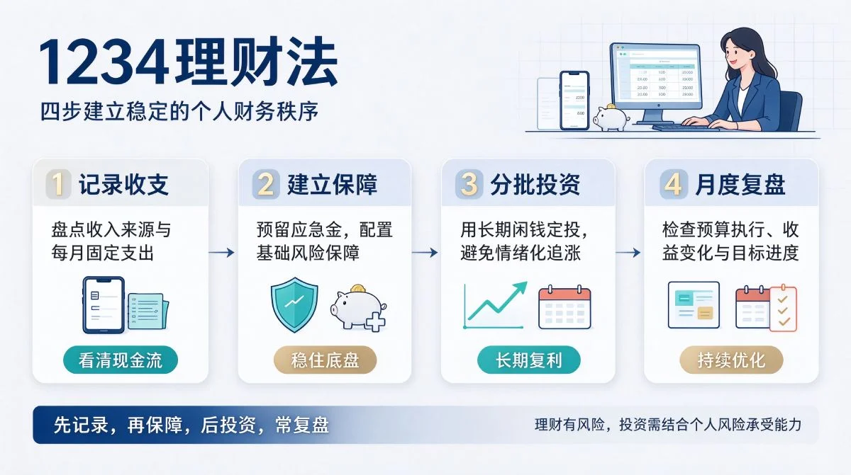 普通人也能使用1234理财法