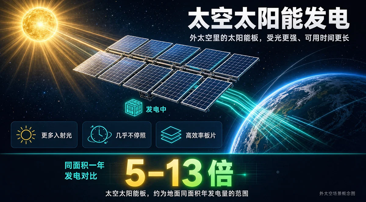 外太空太阳能充电的优势
