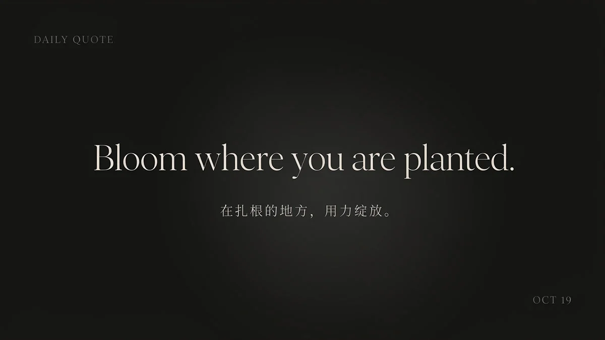 每日一句英文短句赏析